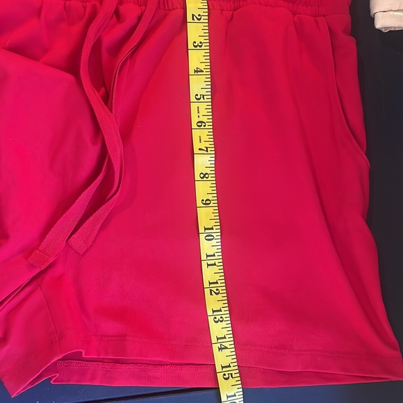 Calvin Klein red,sleeveless,jumper, shorts,V neck,Elastic, tie waist,New - Picture 10 of 14